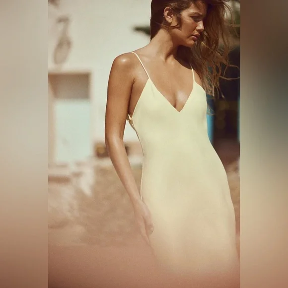 Zara Satin Slip Dress XS - Picture 3 of 11